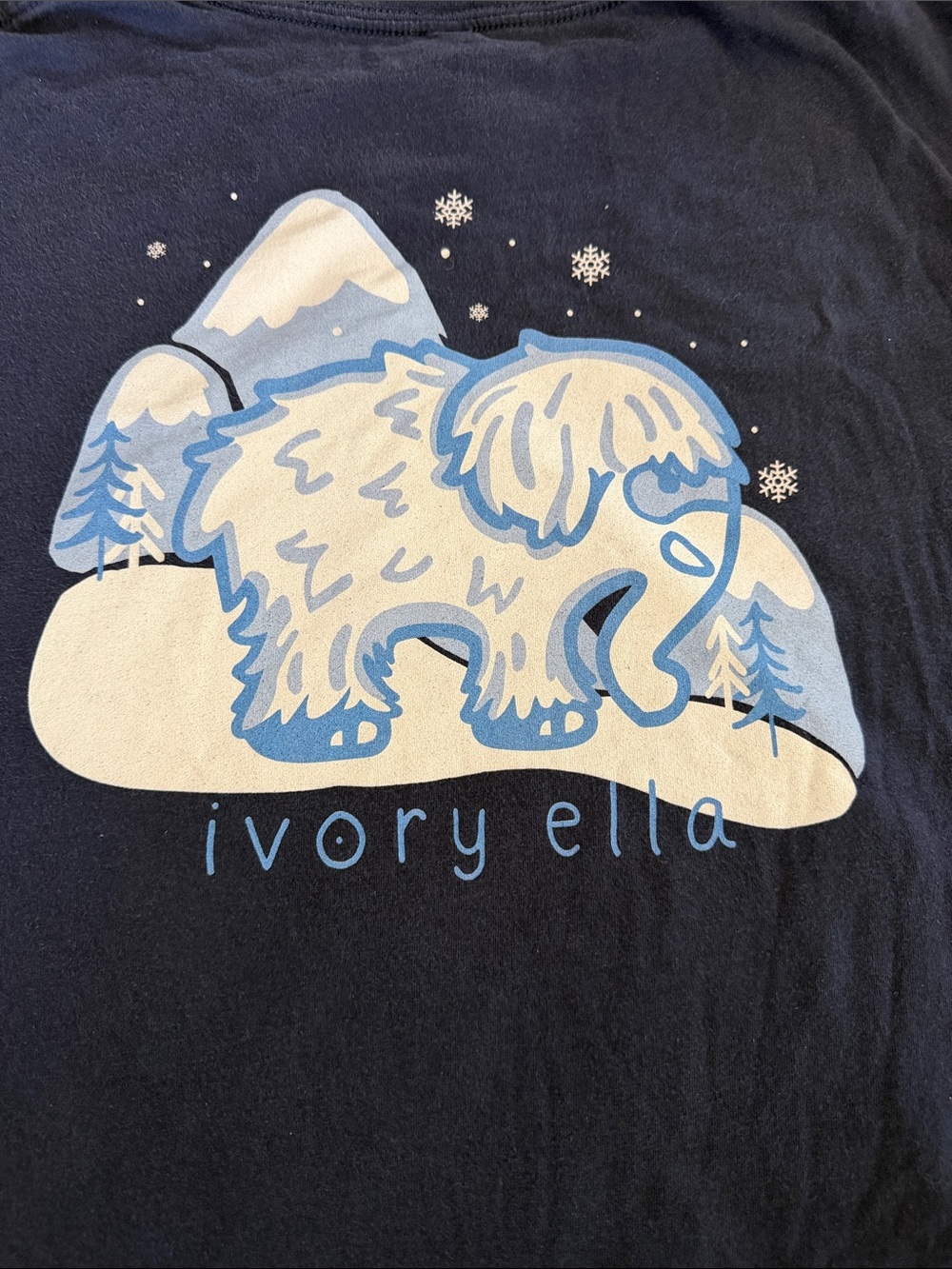 Ivory Ella ‘Abominable Ella’ Long-Sleeved Tee